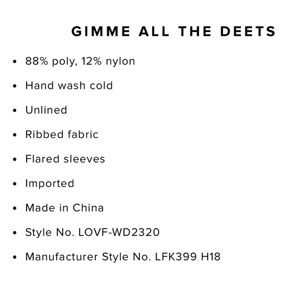 Lovers & Friends Taytay Sweater Dress in Black - Size S & XS - Picture 15 of 15